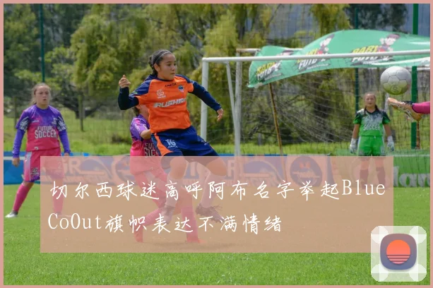 切尔西球迷高呼阿布名字举起BlueCoOut旗帜表达不满情绪